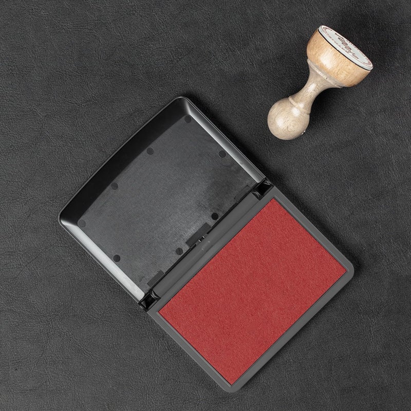 2000 بلس 2000 PLUS Stamp Pad وسادة ختم جل ممتازة للحبر الأحمر مقاس رقم 1 طويل الأمد 2.75 × 4.25 (030254) - Image 5
